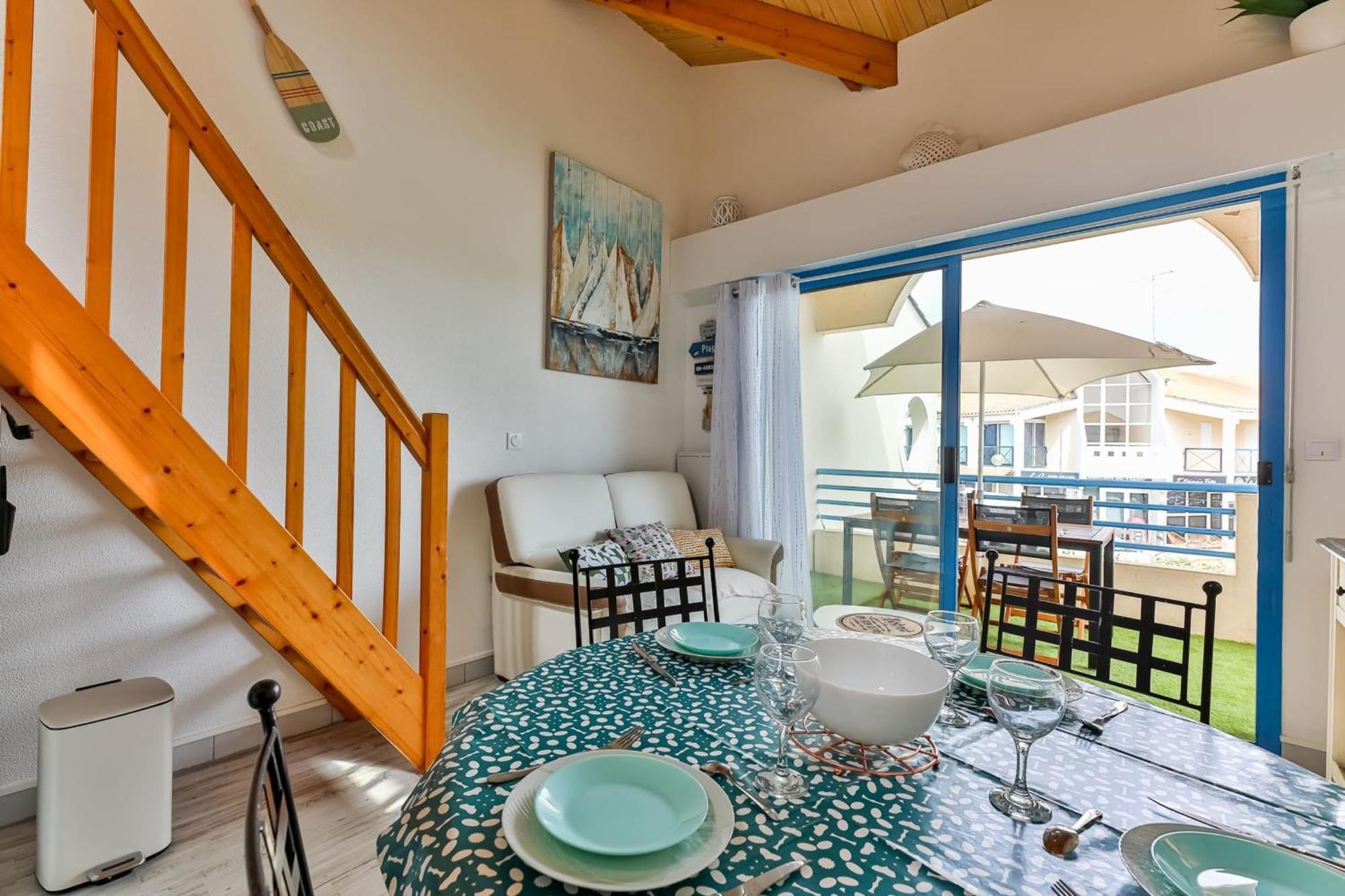 Un Balcon A La Mer - Studio Vue Sur Mer Brétignolles-sur-Mer Eksteriør bilde